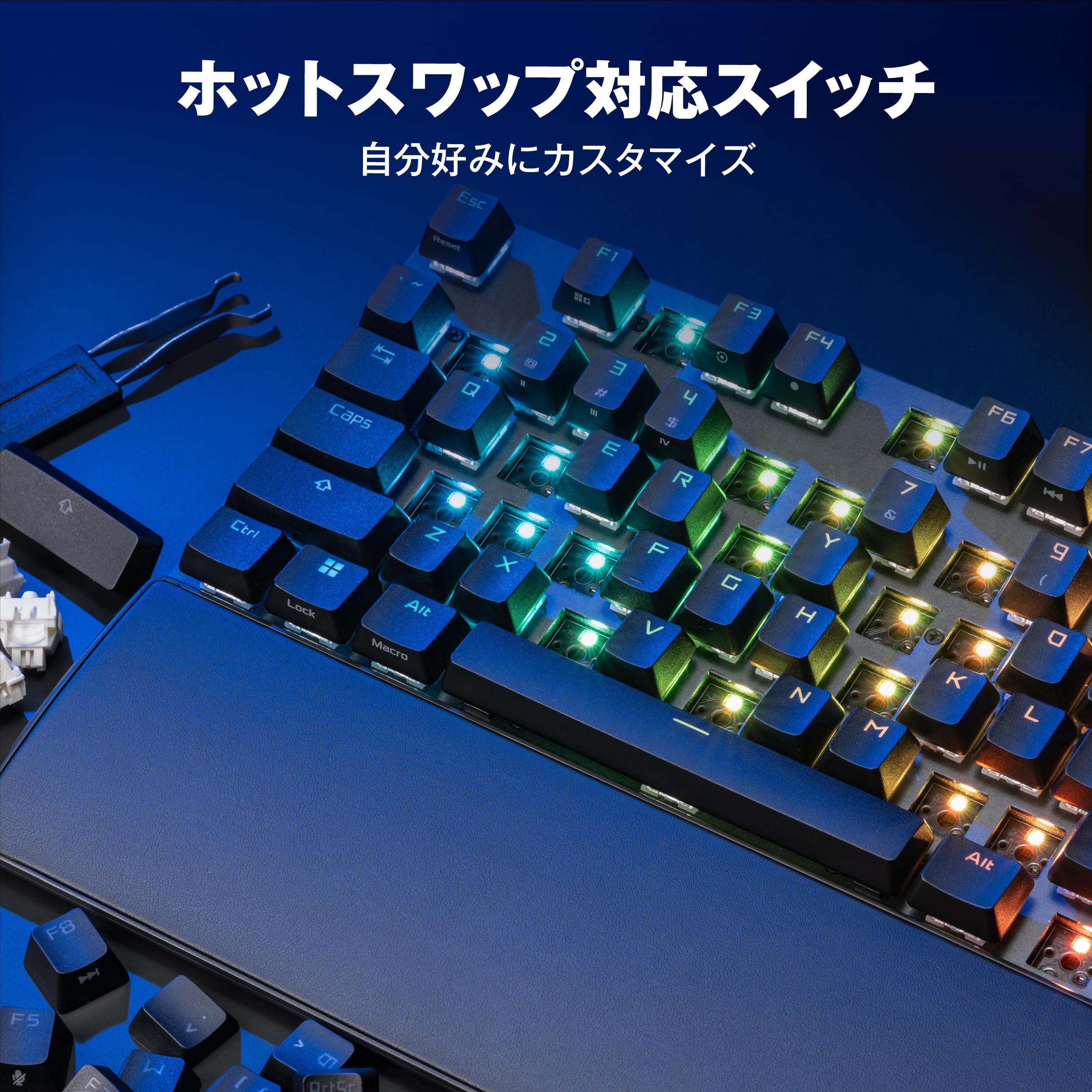 Amazon.co.jp: ASUSゲーミングキーボード/ROG Strix Scope II X/ホット