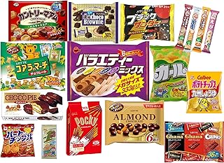お菓子 大量 セット チョコレート スナック 詰め合わせ （ブラックサンダー、バラエティミックス（アルフォート、ふんわりバーム2種・チョコ＆コーヒークッキー・ミニルマンド）、カントリーマアム、ポッキー、コアラのマーチ、チョコパイ、アーモンドチョ...