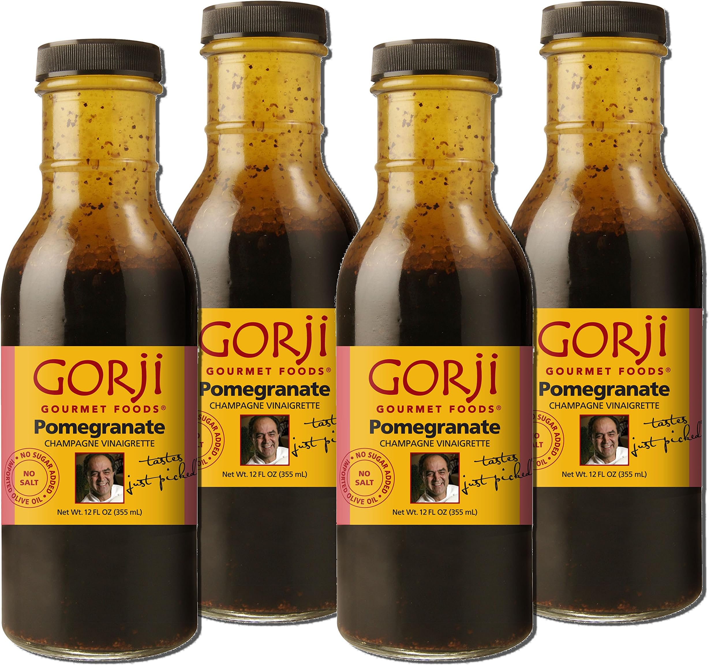 Gorji Gourmet Pomegranate Vinaigrette 12 oz (Pack of 4)