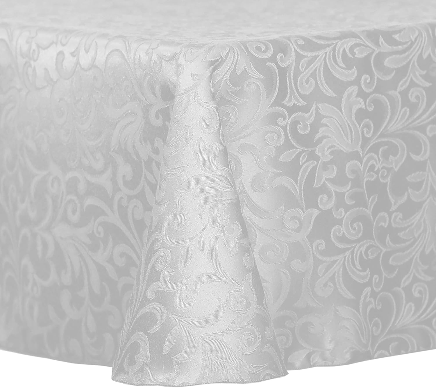 Ultimate Textile Vintage Damask Somerset 60 x 120Inch Oval