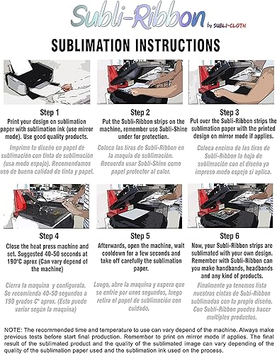 Miniatura 3 de Subli-Ribbon ''Rayado'' Correa para sublimación DIY Tela de tela personalizada Poliéster (1.496 in x 45mts)