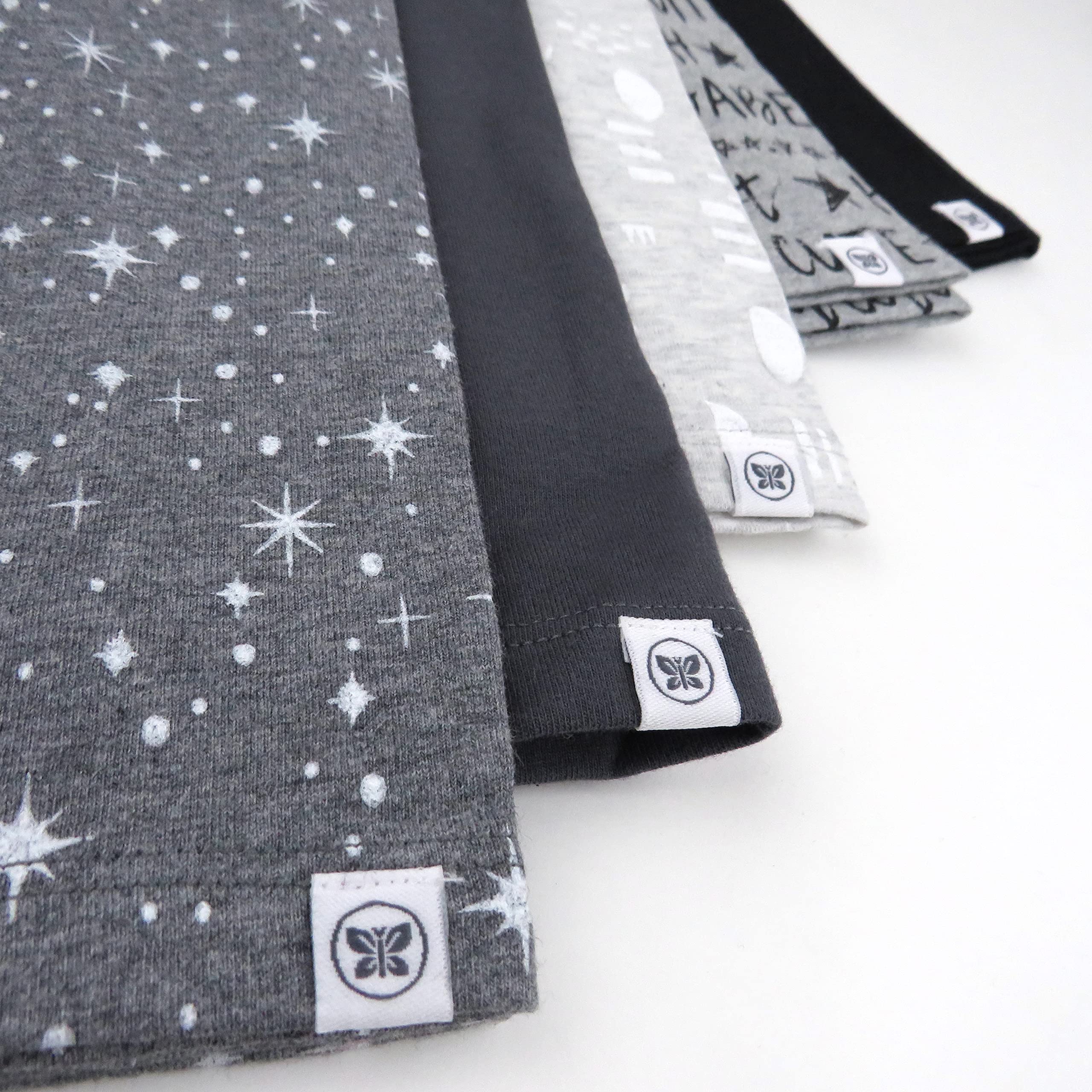 HonestBaby Dziewczęce wielopak legginsy skinny, rozkloszowane i bojówki, bawełna organiczna, dla niemowląt, małych dzieci, wzór Play, 3T (5 sztuk)