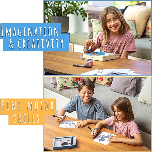 Miniatura 5 de ROMI'S WAY Luz nocturna con marco de bricolaje - Manualidades para niñas de 6 a 8 a 12 años - Dibujo de artes y manualidades para niños - Kits de