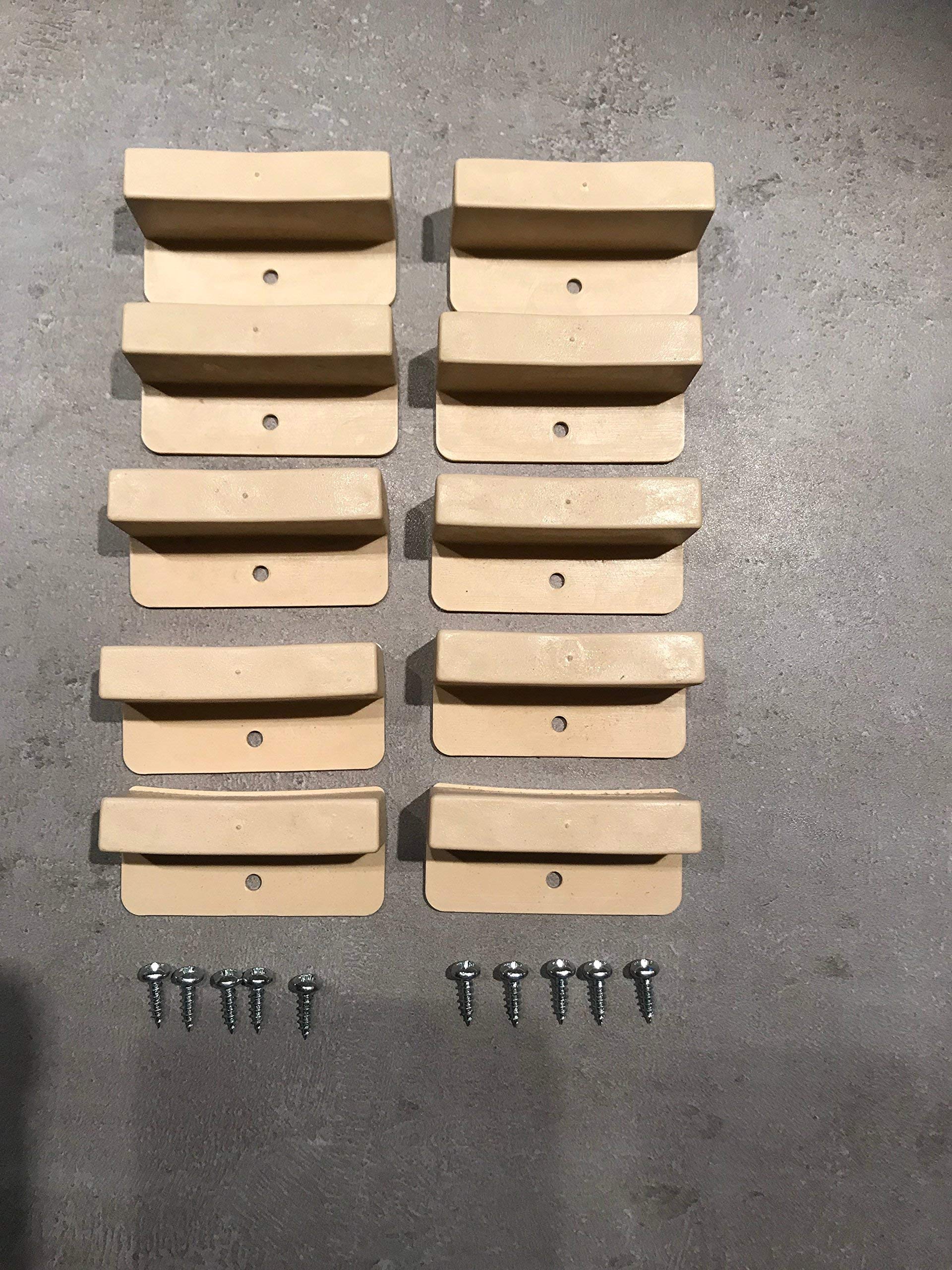 Embouts Lattes Literie SCM - 53 Mm, Polyéthylène Haute Densité, Fabrication Française, Remplacement Facile