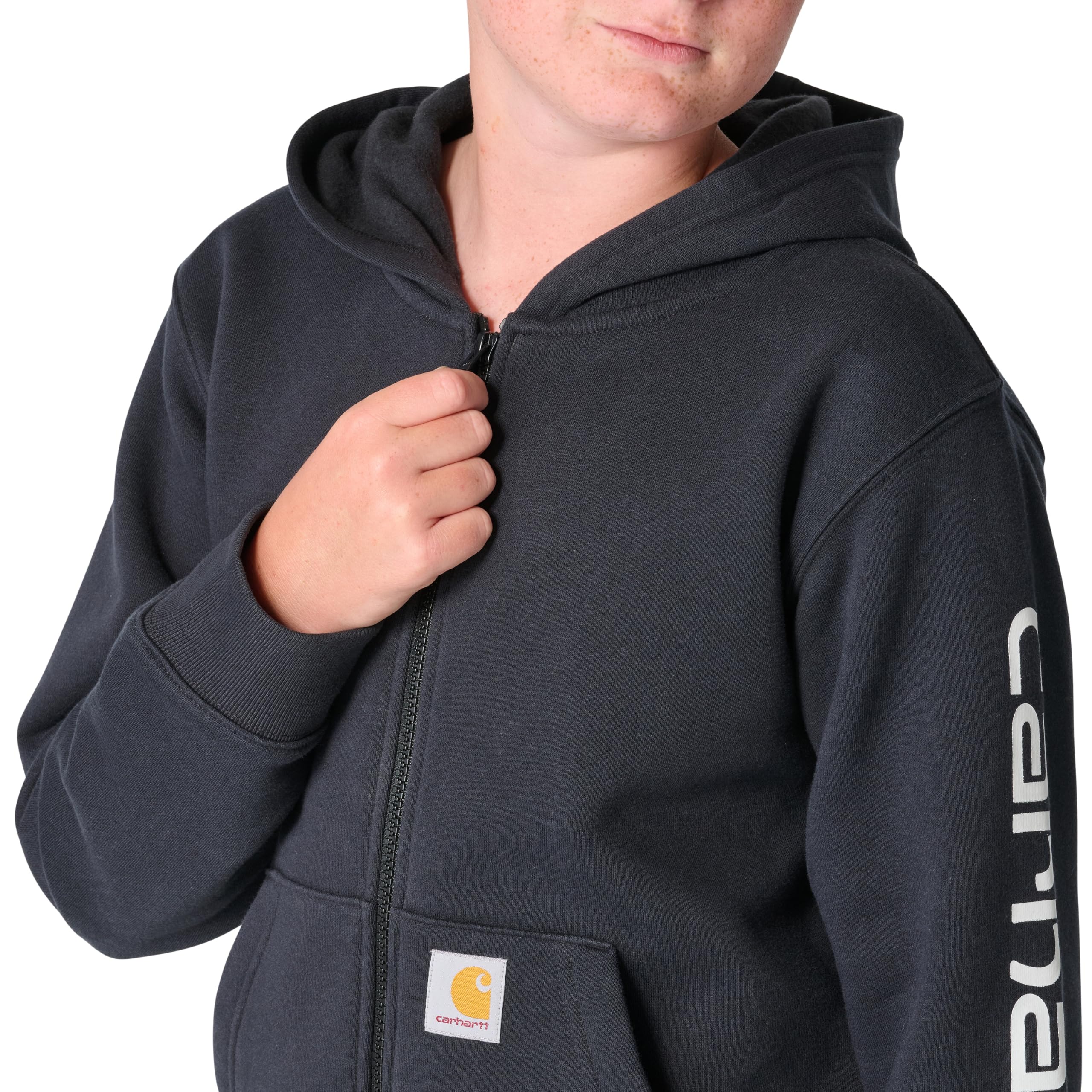 Carhartt Long Sleeve Hooded Sweatshirt Felpa con Cappuccio Bambino