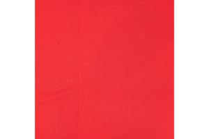 100% Cotton Solid Red Quilting Fabric By The Yard