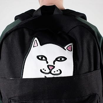 RIPNDIP Lord Nermal 猫 黒 リュック バックパック Amazon.co.jp: RIPNDIP(リップンディップ)リュック バッグ