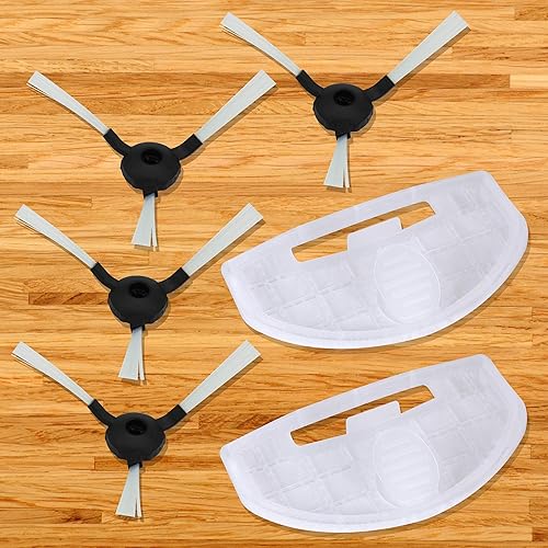 Miniatura 6 de PURE CLEAN Piezas de repuesto PUCRC25 y PUCRC26B - (4) cepillos laterales giratorios (2) filtros de cubo de basura - Piezas de repuesto y kit de