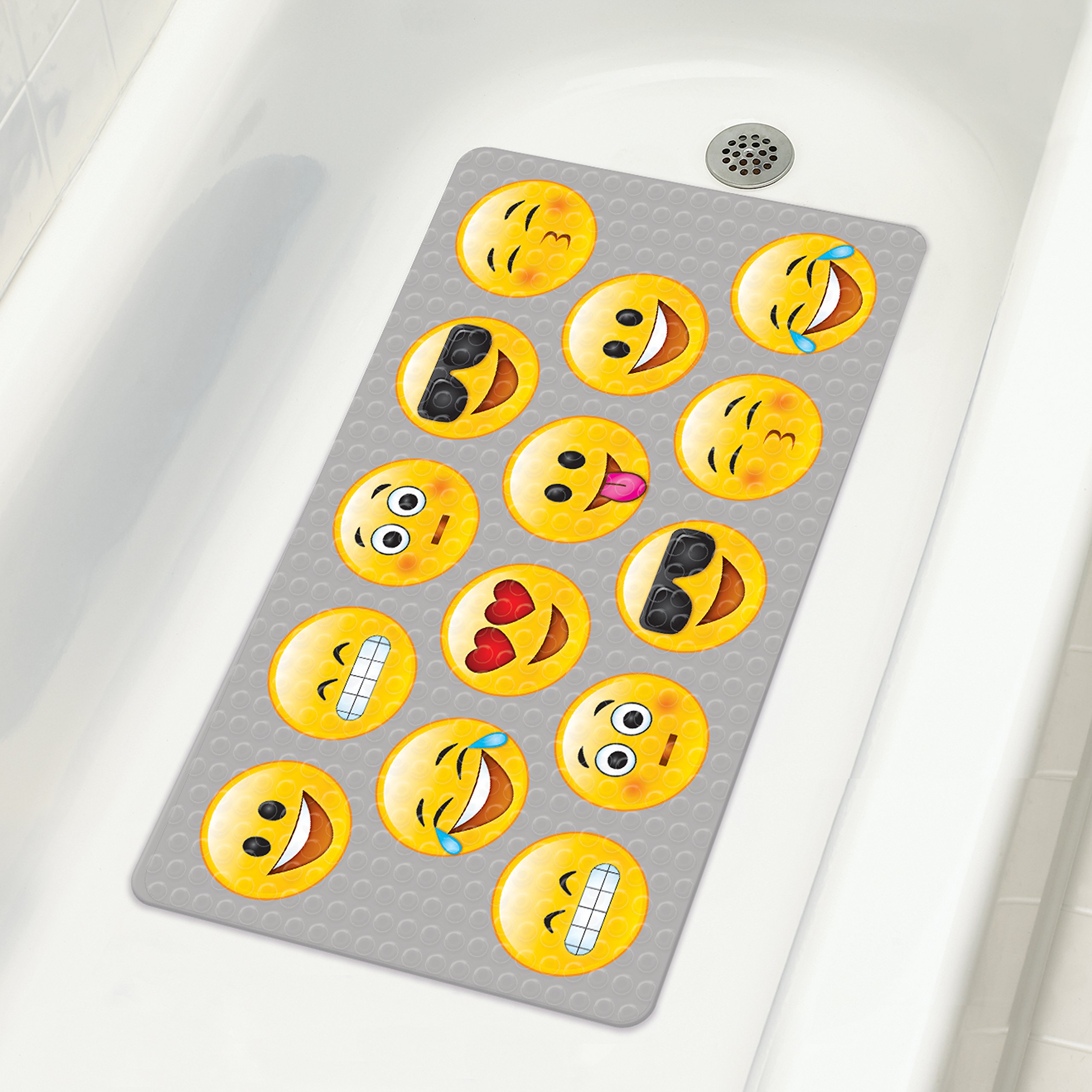 Emoji Color Change Bath Mat, 15