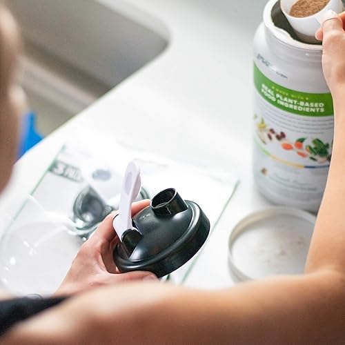 Miniatura 7 de Tapa de repuesto para botella Shaker  Versión actualizada 2021  A prueba de fugas y compatible con 1 marca solamente  Botellas de base redondeadas y