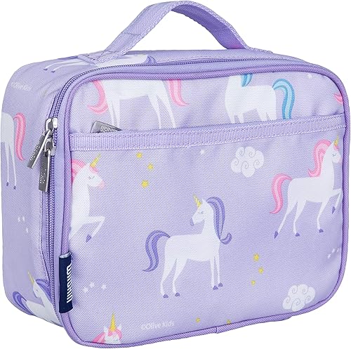Miniatura 2 de Wildkin Paquete de mochila para niños de 15 pulgadas con bolsa de almuerzo (unicornio)