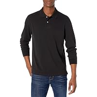 Amazon Essentials Polo vestibilità Regolare in piqué a Maniche Lunghe Uomo