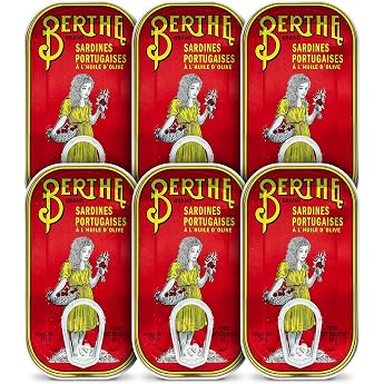 Sardines in Olive Oil 6 x 125 g Berthe Ramirez Portugal