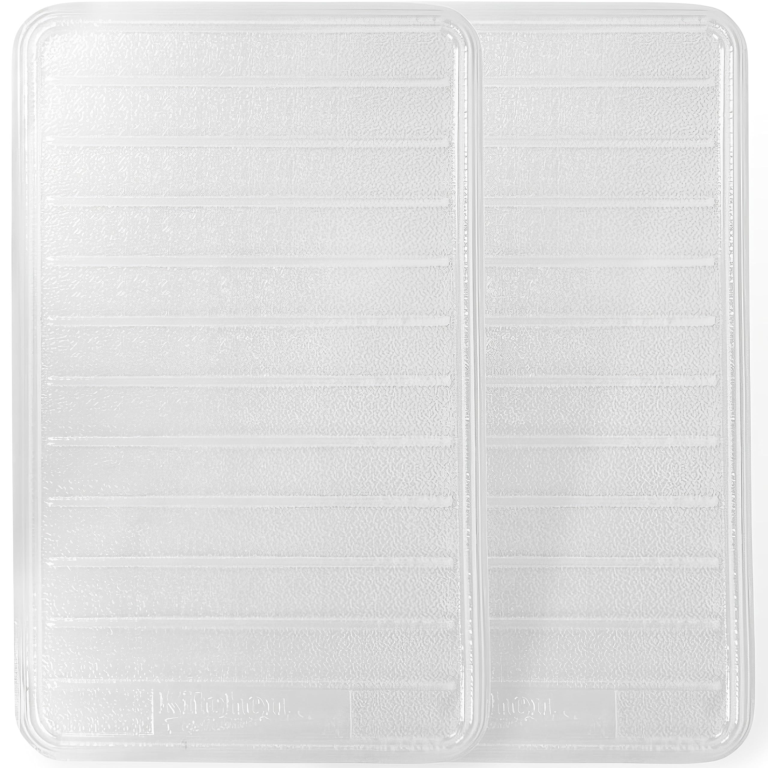Blue Sky Extra-Durable Disposable Refrigerator Shelf Liners (2 Pack) - 22"x13.75" | Premium Plastic Kitchen Organizers - Perfect for Busy Families & Easy Cleanup
