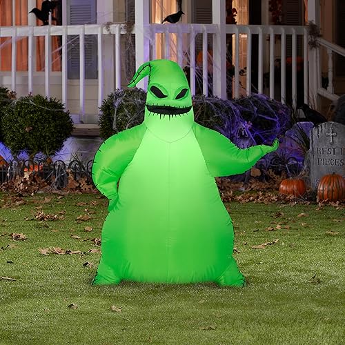 Miniatura 6 de Gemmy Airblown - Gato inflable y escena de baile de Sally Disney, 6 pies de altura, multicolor