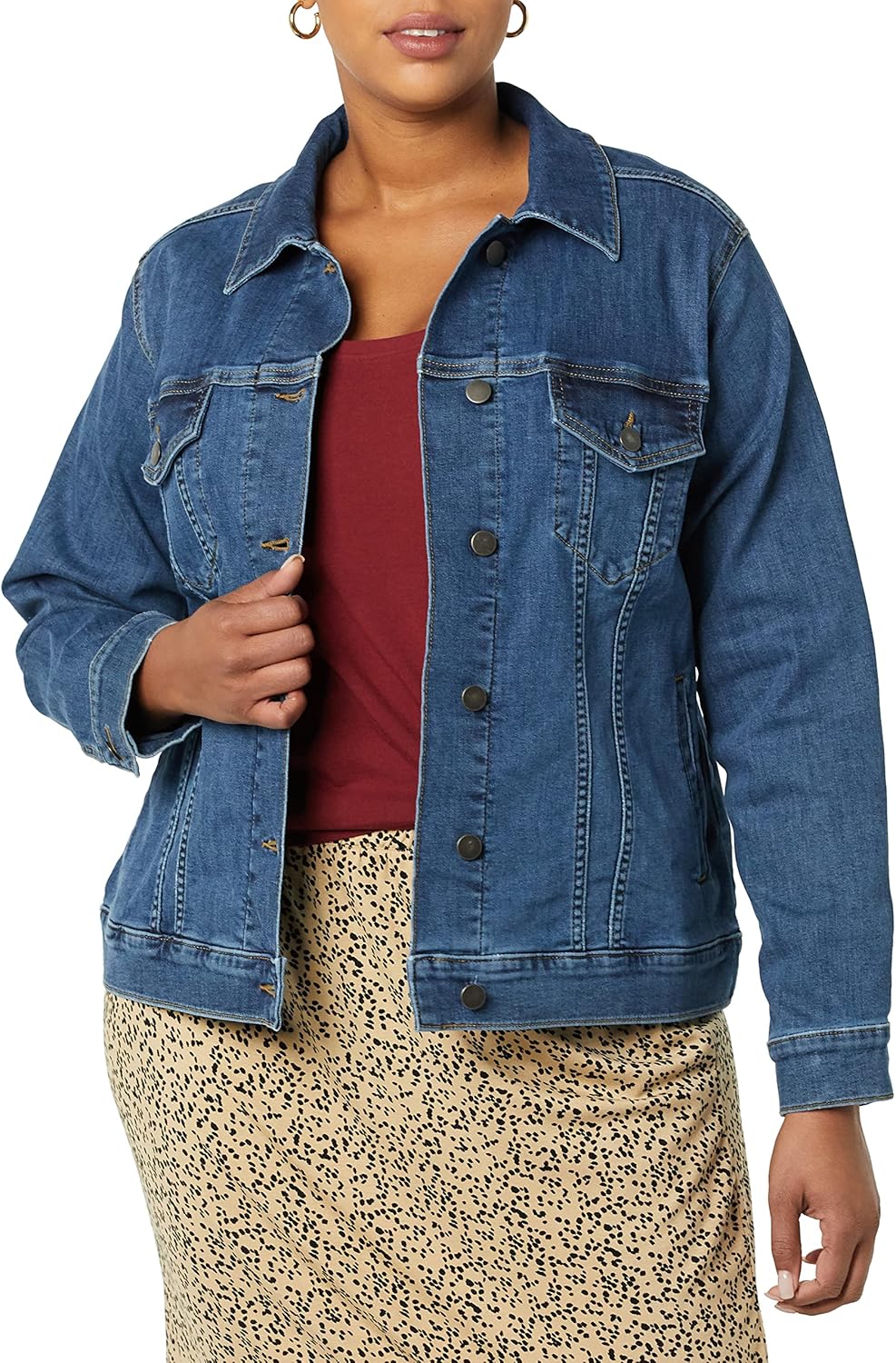 Plus Size Denim Jacket Black Plus Size Denim Jackets Jean