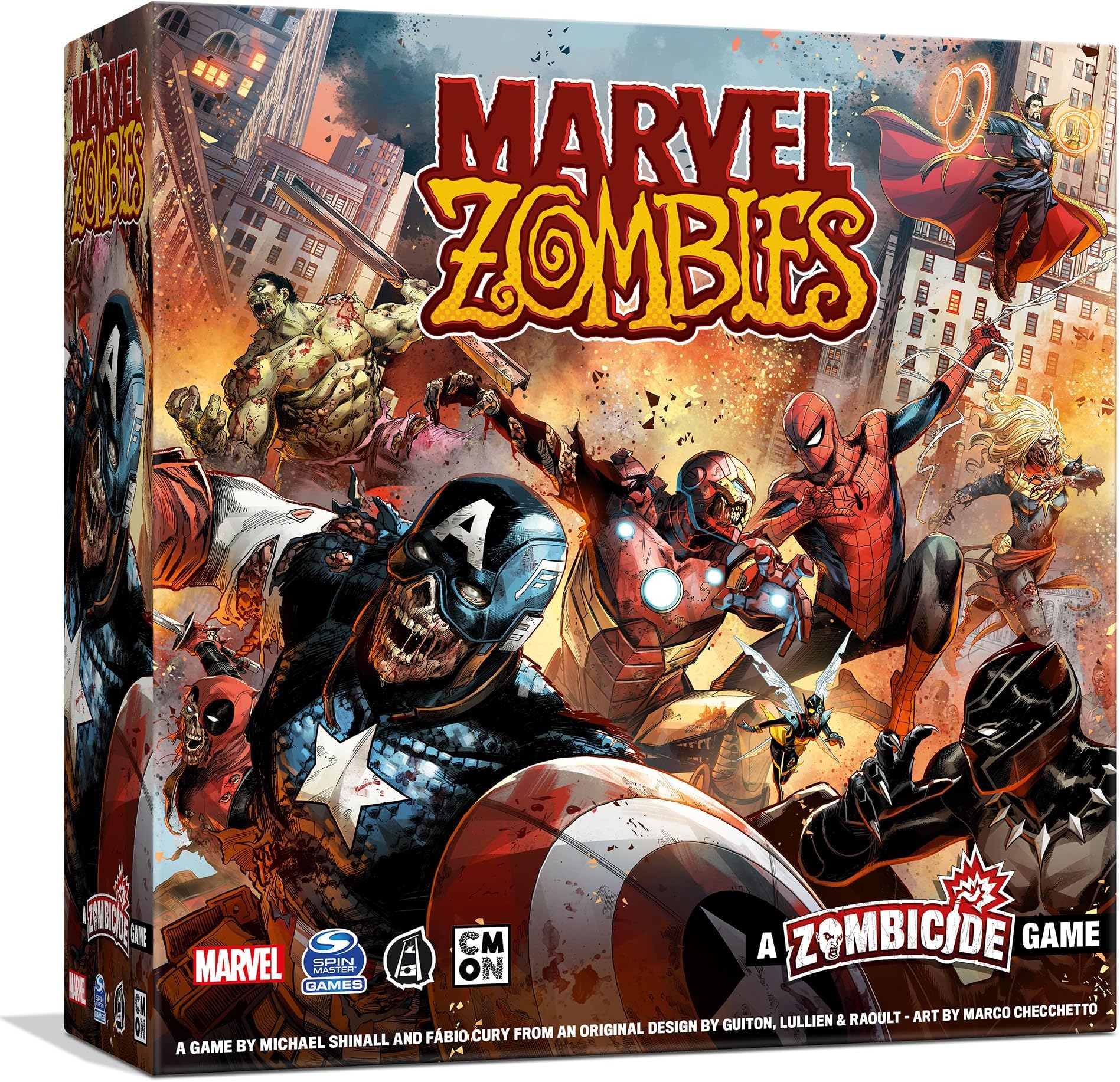 CMON | Marvel Zombies: Core Box | Miniatures Board Game | Ages 14 Plus | 1-6 Players | 60 Minutes Playing Time