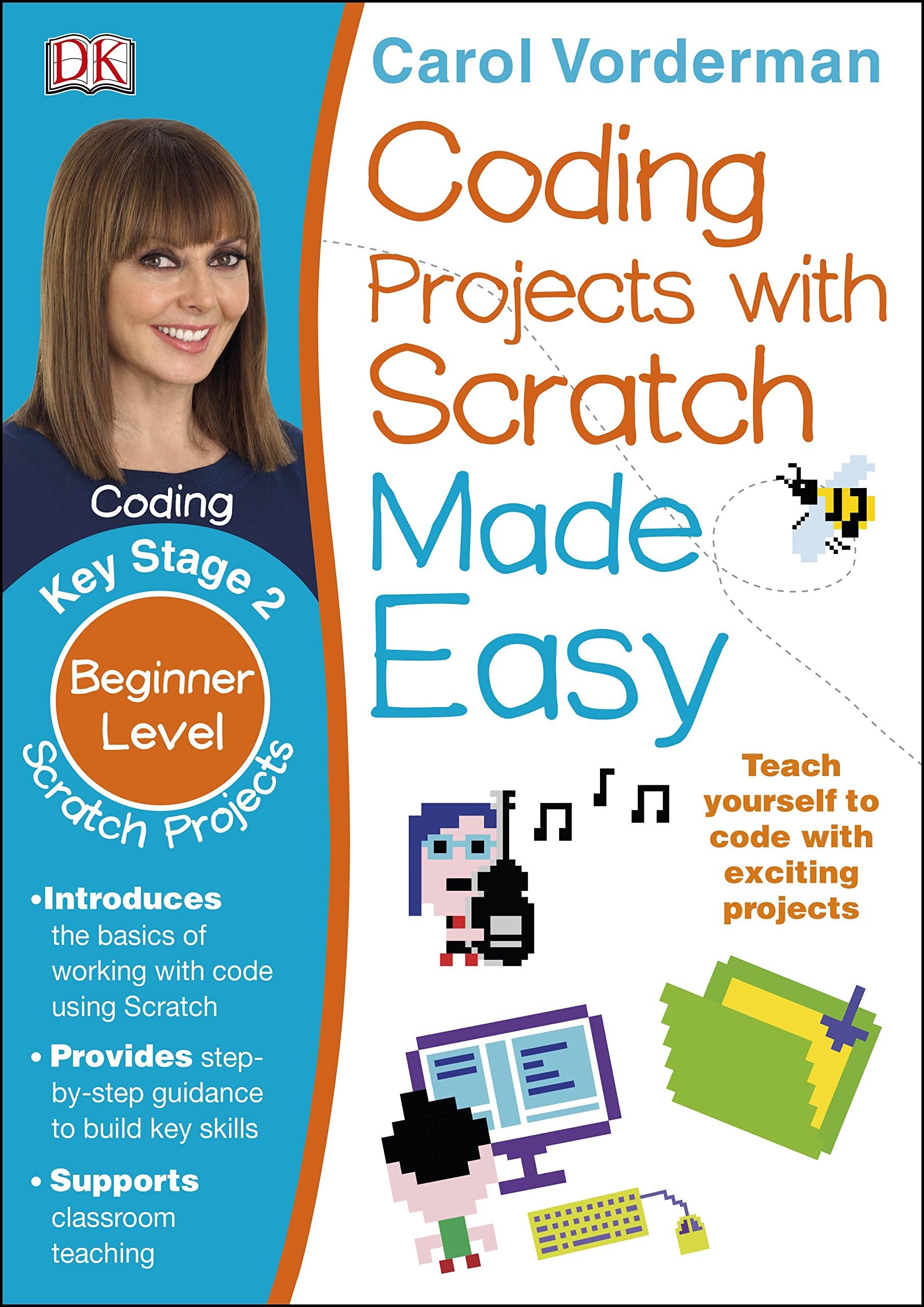 Coding Projects with Scratch Made Easy, Ages 8-12 (Key Stage 2): Beginner Level Scratch Computer Coding Exercises