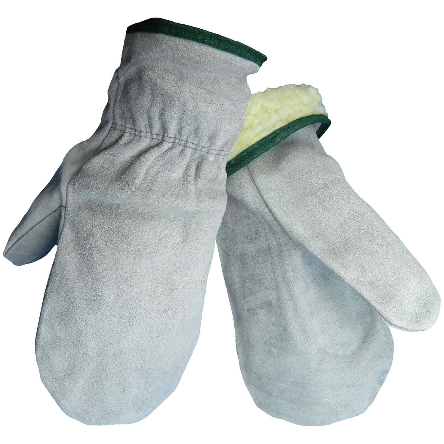 Global Glove 51MIT Split Cowhide Pile Lining Mitten, Large (Case of 72)