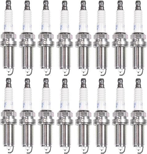 NGK - Juego de 16 bujías láser iridio 0.044 para Chrysler Dodge Jeep Ram