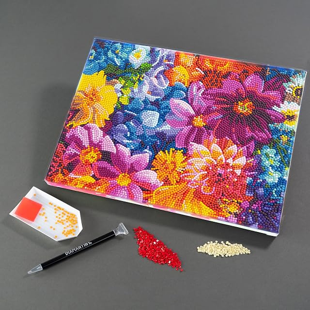 Foto 3 de 7 de DIAMANTINY Cuadro Full Colors Flowers, 96582