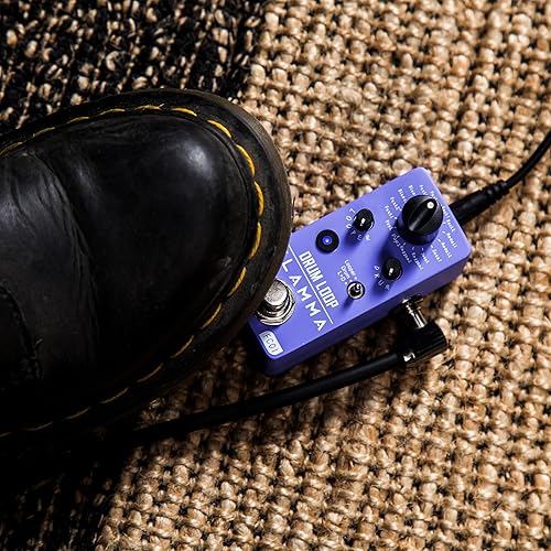 Vista 127 de FLAMMA Pedal de compresor FC21 Pedal de efectos de guitarra eléctrica Efecto de compresión óptica clásica True Bypass