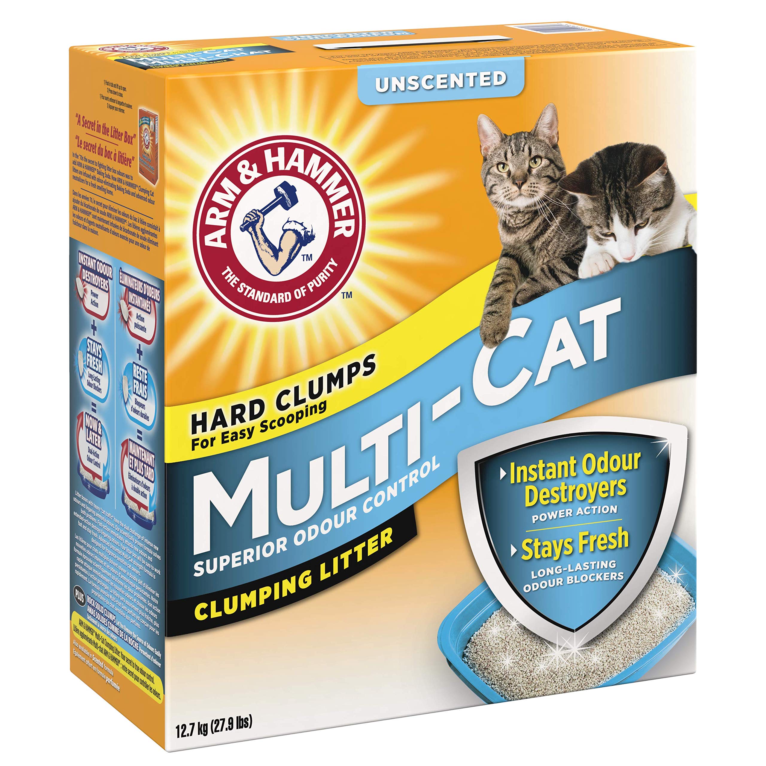 ARM & HAMMER Multi-Cat Litter, Superior Odour Control, Unscented