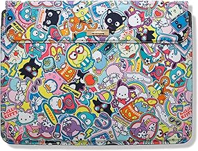 x Sanrio Laptop Sleeve, Foldable Case and Stand Compatible with Most 15 inch Laptops (Hello Kitty and Friends)