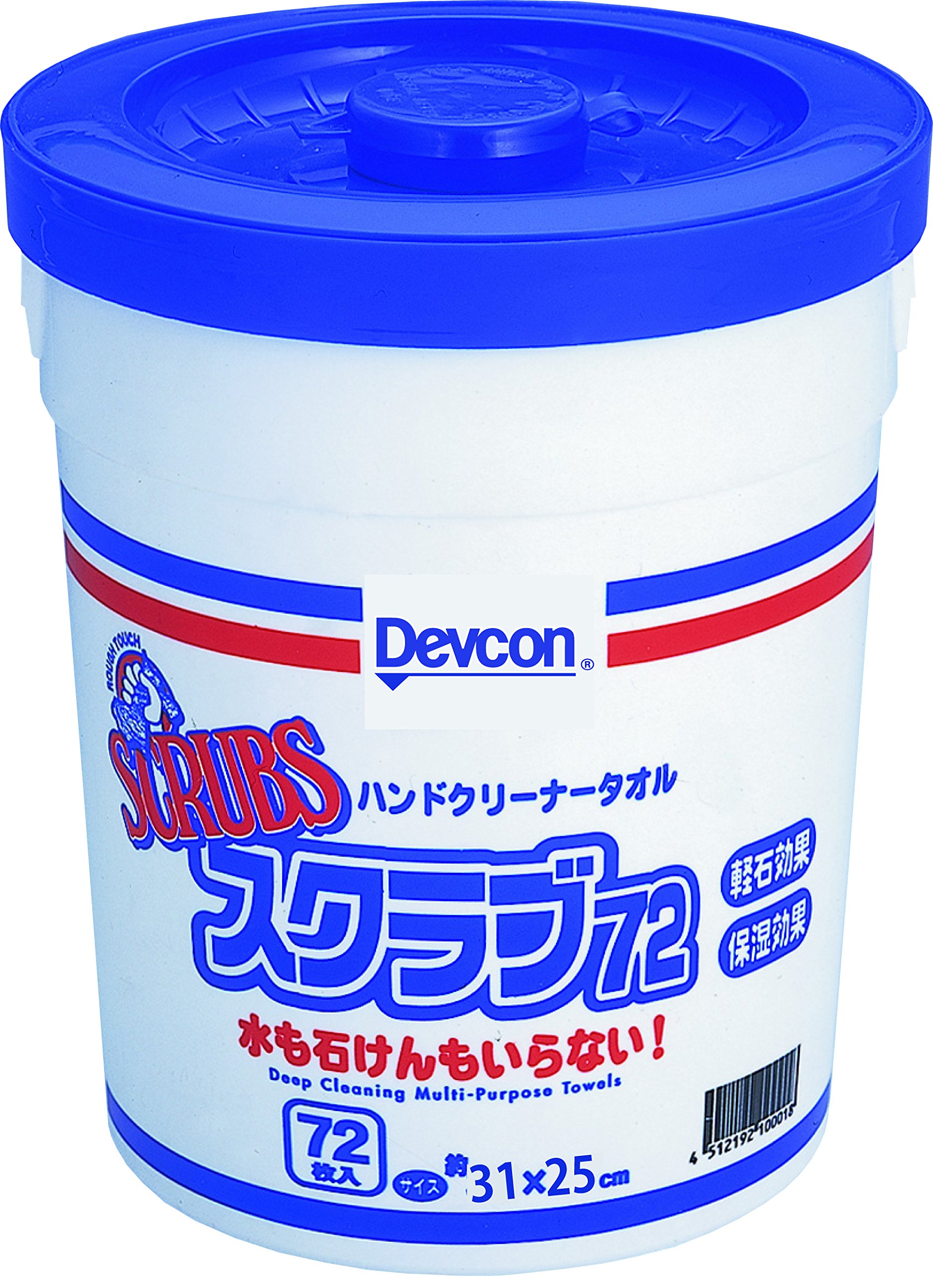 デブコン　スクラブ72（ハンドクリーナータオル）72枚入り　6個セット Amazon.co.jp: デブコン スクラブ72 ハンドクリーナータオル 72