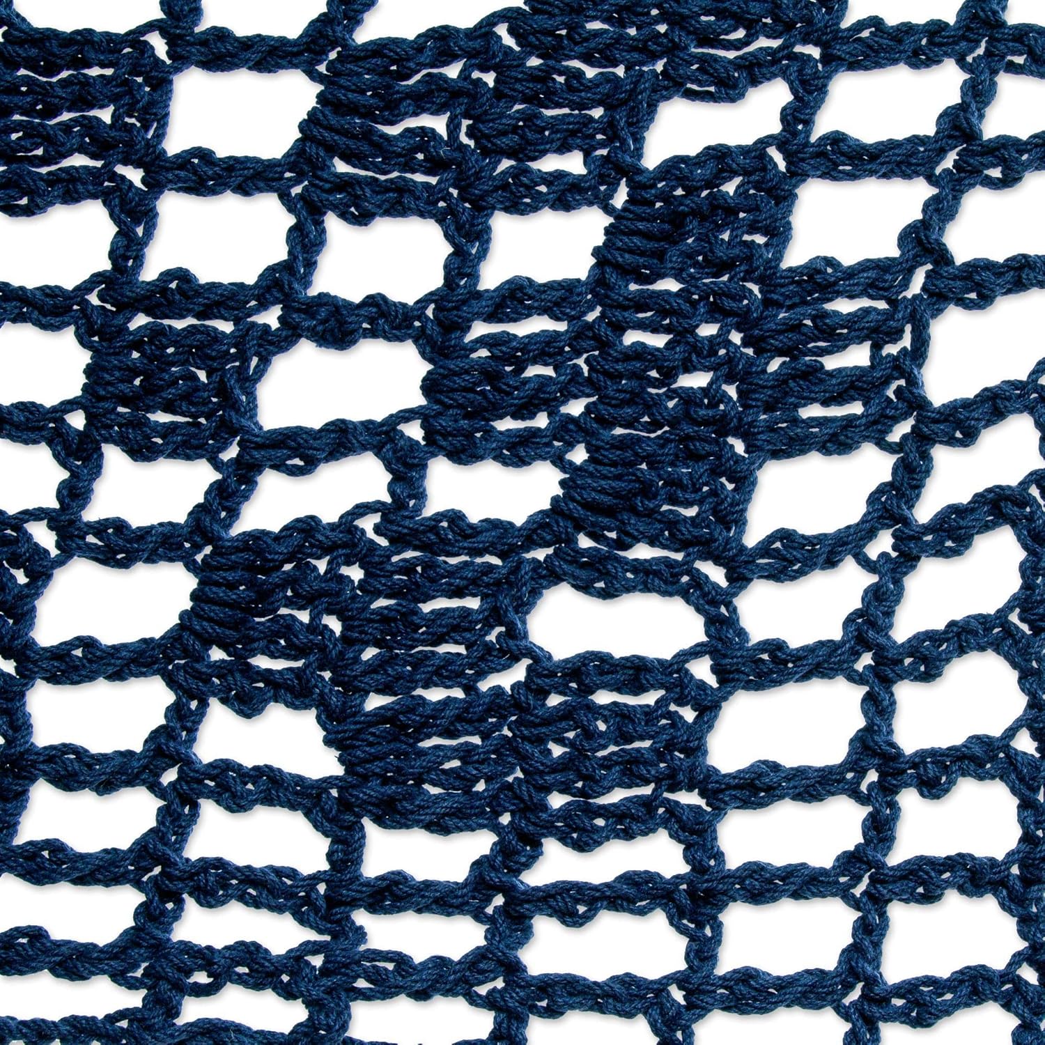 Novica Handmade Sunset Dreams in Navy Cotton Rope Hammock (Triple)