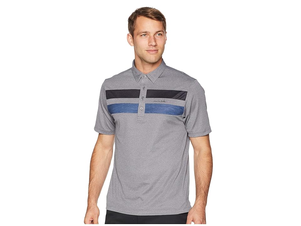 

TravisMathew Big Six Polo (Heather Grey) Men's Short Sleeve Knit