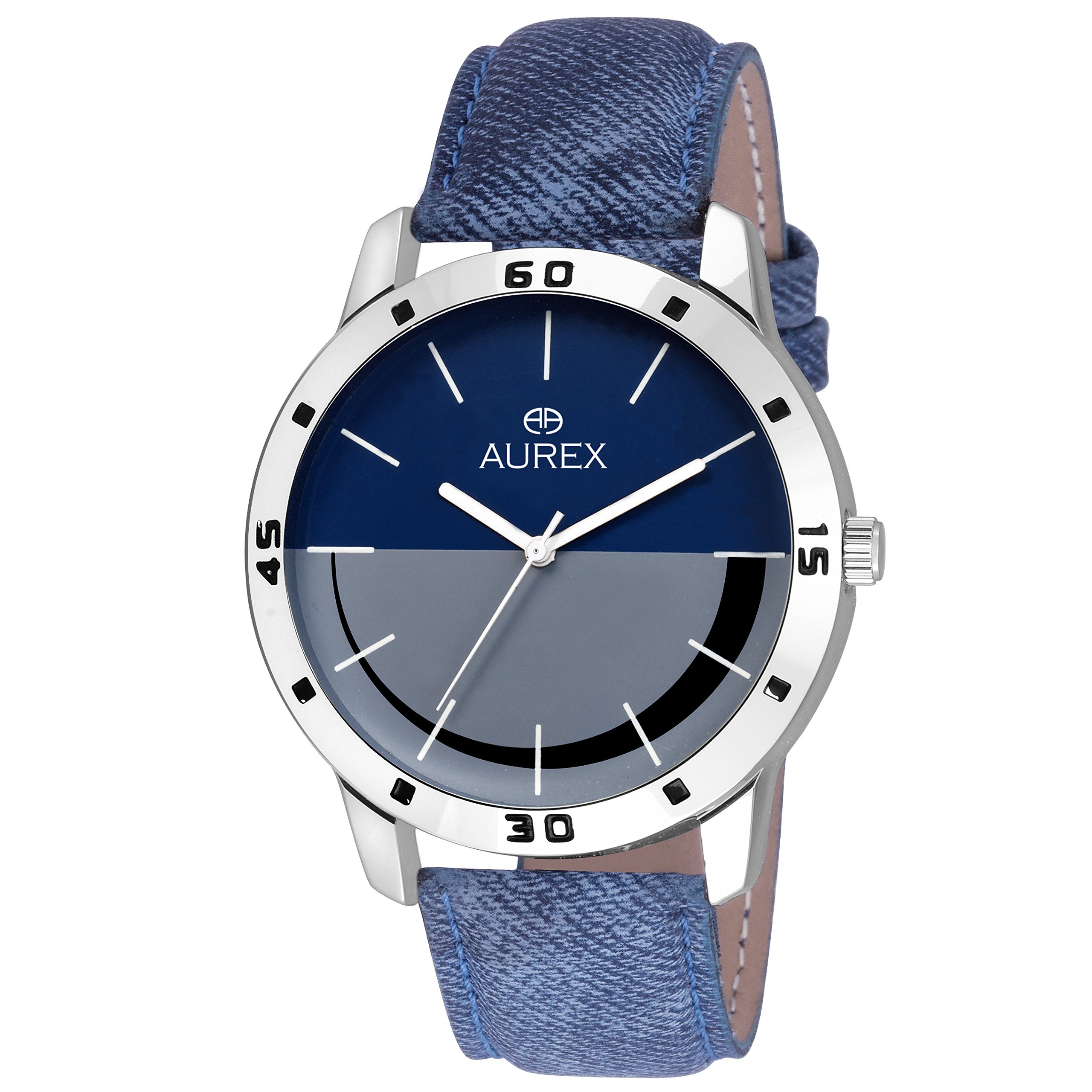 AUREX Awesome Analog Blue Dial Mens and Boys Watch (AX-GR125-BLBL) (B07CXSG2M5) Amazon Price History, Amazon Price Tracker