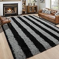 Vista 62 de Noahas Alfombras Esponjosas de Arcoíris para Dormitorio de Niñas, 2x4 Alfombra Peluda Rosa para Cuarto de Niños, Alfombras de Área Peludas para Sala