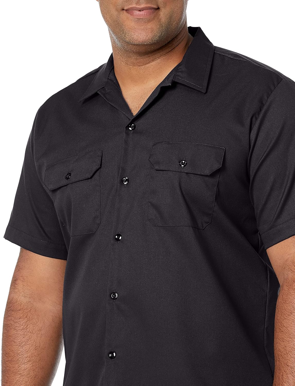 Dickies Mens Short-Sleeve Flex Work Shirt Slim Fit - P - Image 3