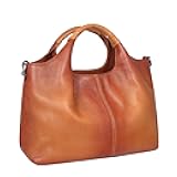 Iswee Genuine Leather Top Handle Purse Satchel Bag Designer Shoulder Bag Tote Ladies Crossbody Bag for Women