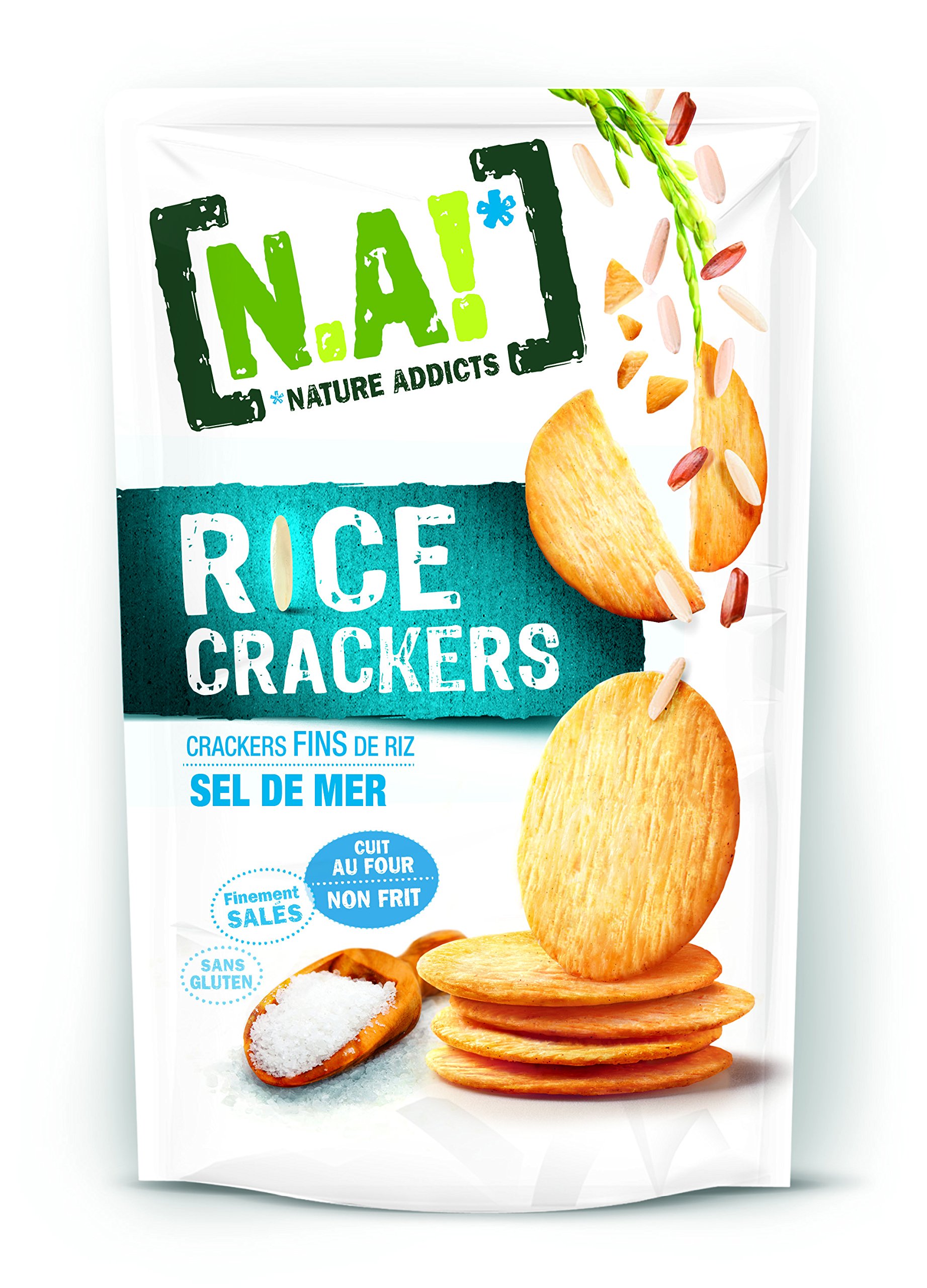 NA! RICE CRACKERS 70 GR SEL DE MER - Lot de 6