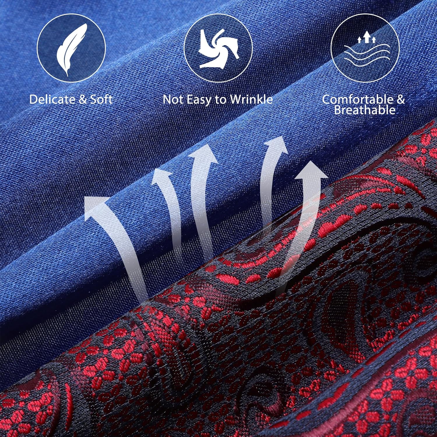 52 Pcs Pocket Squares for Men Soft Silk Handkerchiefs for Suit Accessories Wedding Business Banquet 9.06 x 9.06'', 52 Styles