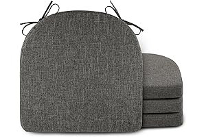 4 Pack Chair Cushions for Dining Chairs