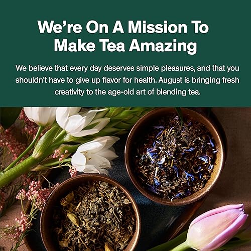 Miniatura 6 de August Uncommon Psychocandy - Té de hojas sueltas  Té de roooibos sudafricano con caramelo de calabaza tostada  vegano, sin gluten y sin OMG  Sabor