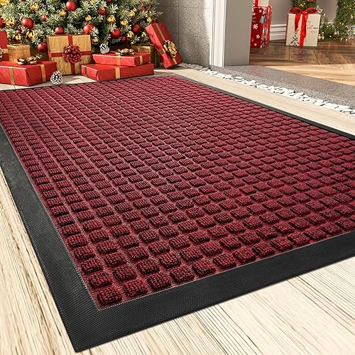 Miniatura 28 de MontVoo - Tapete para puerta de entrada exterior, exterior, interior, para entrada, tapete de bienvenida, tapete de entrada con parte trasera