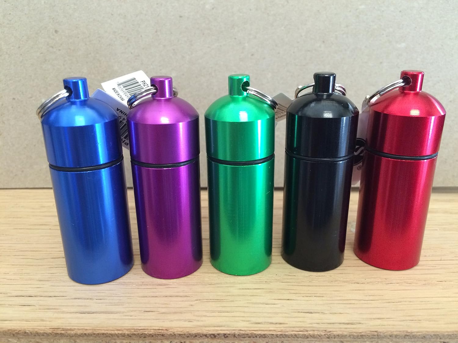 SE - Small Pill/ID Holder Keychain (Assorted Colors) - PH17C-1