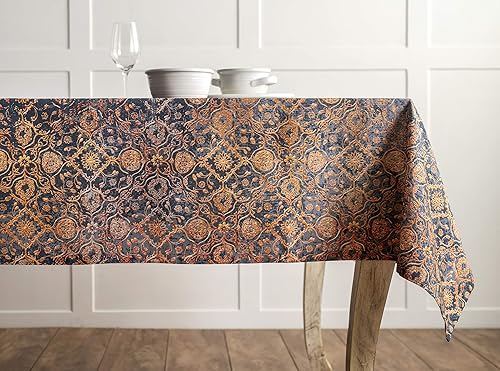 Miniatura 8 de Maison d' Hermine Mantel 100% algodón para mesas rectangulares de cocina, comedor, fiestas, bodas, Acción de GraciasNavidad (60 x 108 pulgadas),