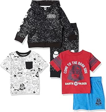 Disney Marvel Star Wars boys and toddlers outfit sets