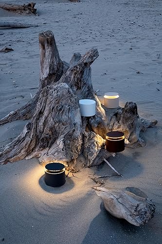 Zafferano Zafferano, Push-Up Lamp, Rechargeable Cordless Table Lamp with Touch Controls, Suitable for Indoor and Outdoor, Dimmer, 2200-3000 K, Height 3.1-3.9 Inches, Sand Color photo 3