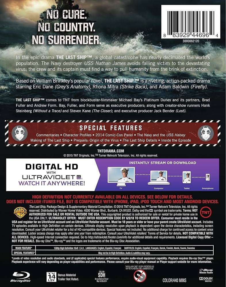 Amazon.com: The Last Ship: Season 1 (Blu-ray+ UltraViolet