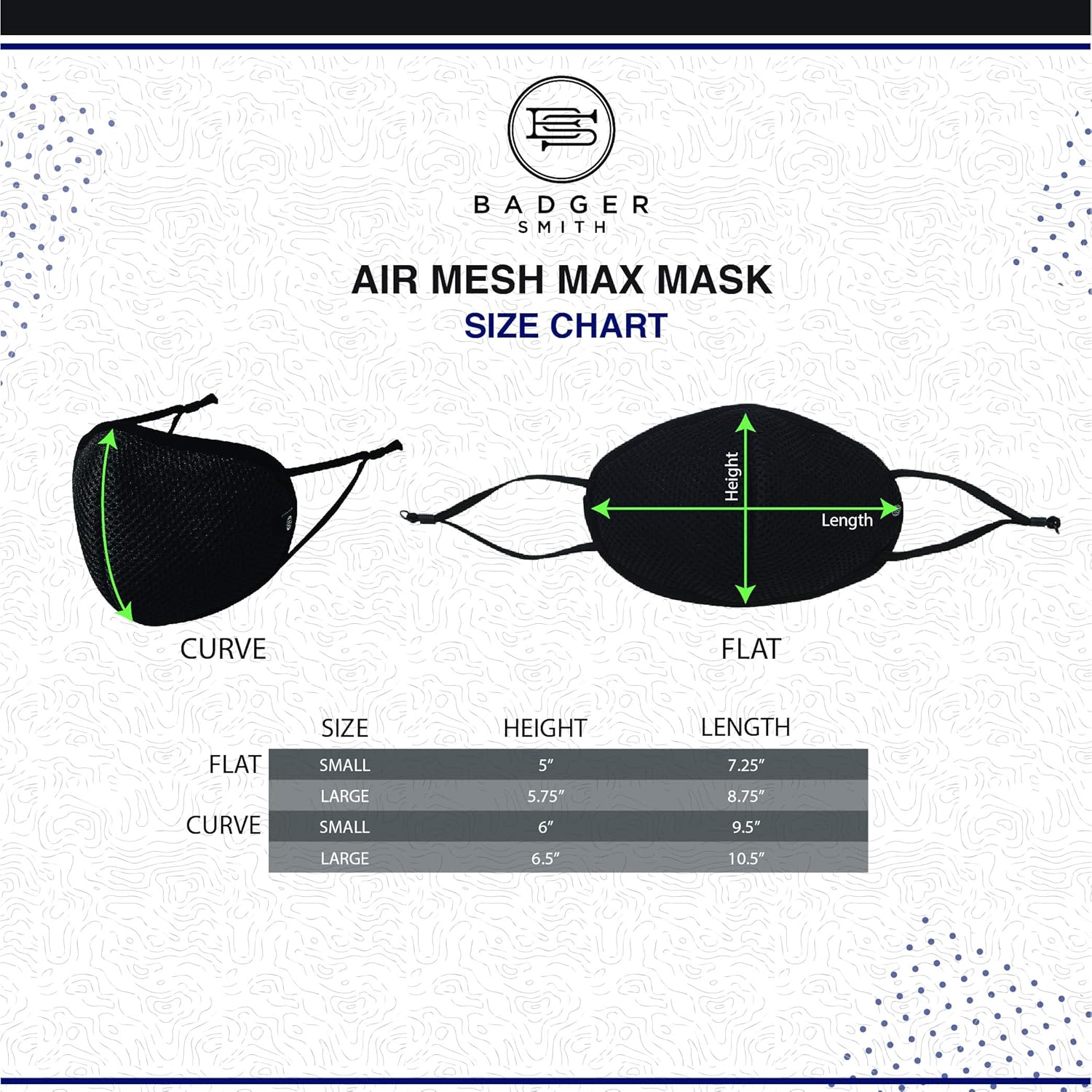 Exclusive Discount 80% Offer Reusable Fabric Face Mask Unisex Washable with Adjustable Ear loops Air Mesh Max by Badger Smith (Large, Black Navy Olive Green Pack of 3) Super Brands Reusable Fabric Face Mask Unisex Washable with Adjustable Ear loops Air Mesh Max by Badger Smith (Large, Black Navy Olive Green Pack of 3)