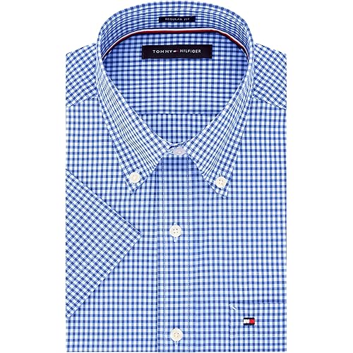 Tommy Hilfiger Men's Short Sleeve Button-down Shirt