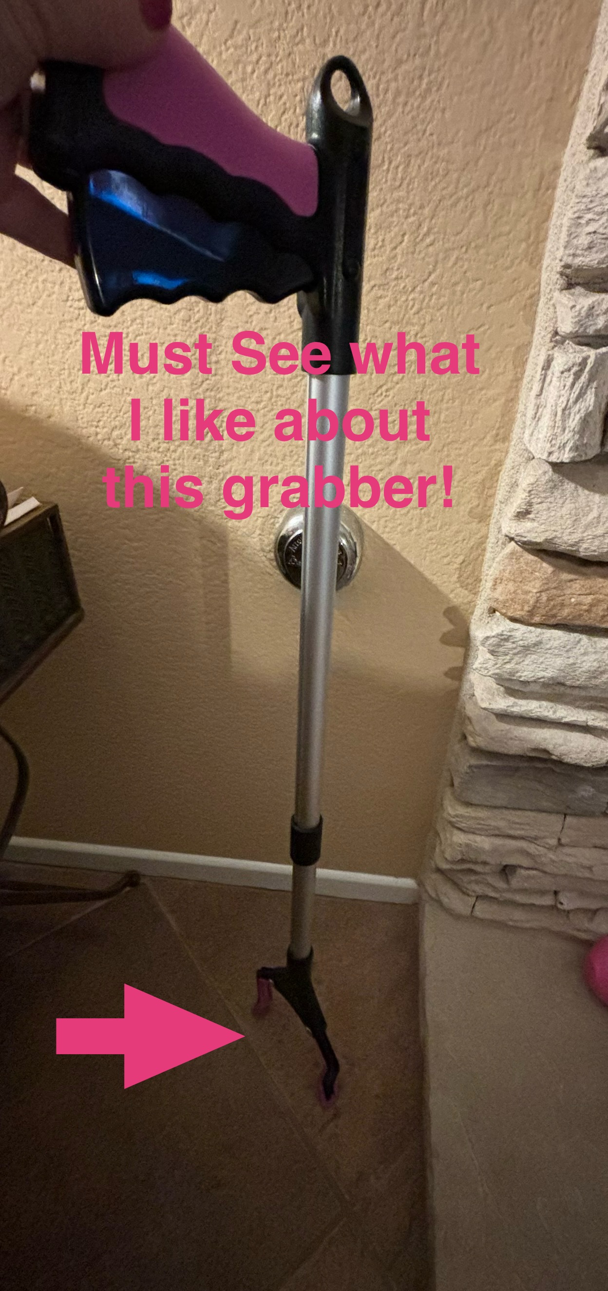 Watch Review/demo of PowerGrip T9 grabber reacher tool w/steel cable ...