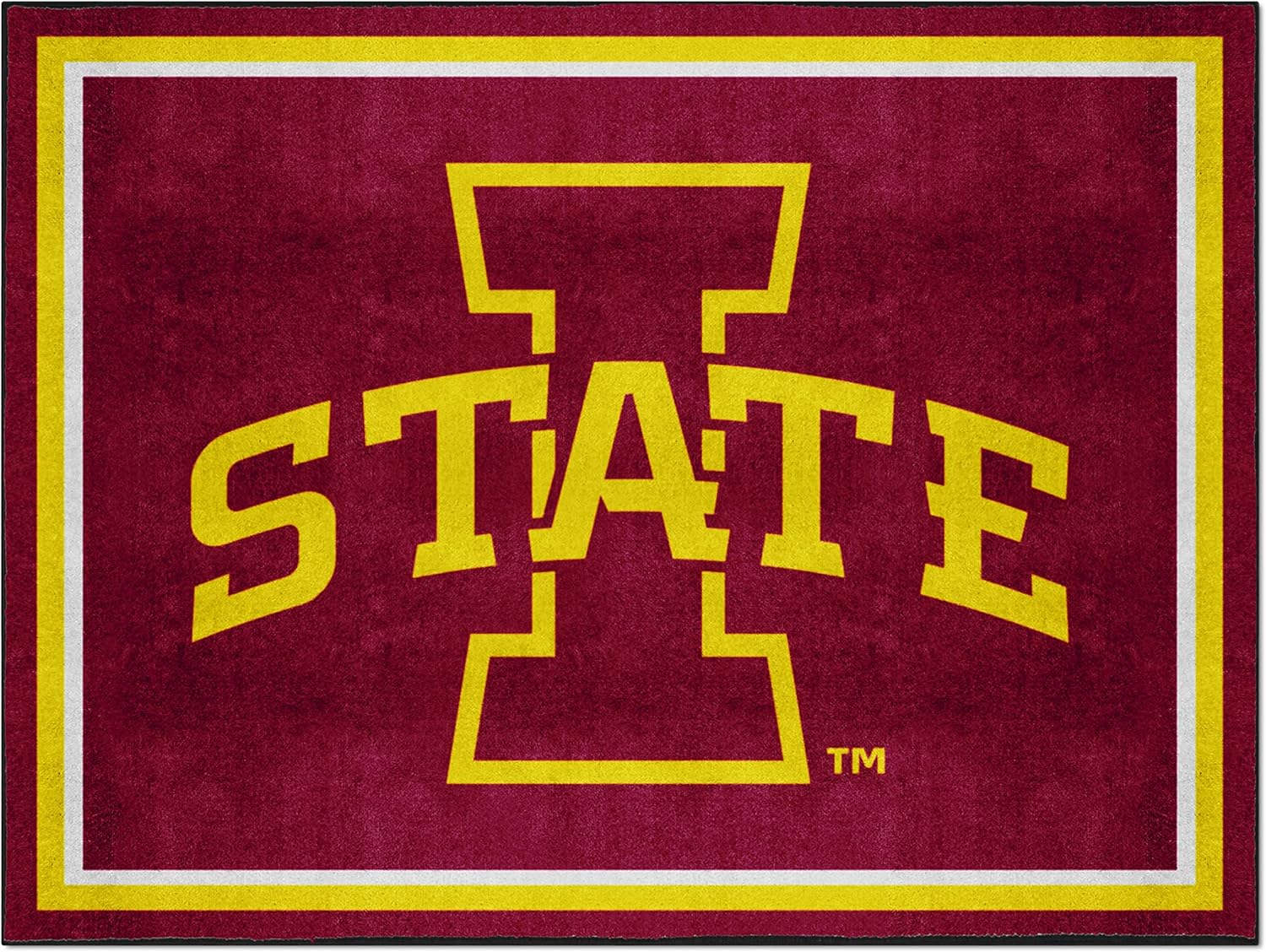 FANMATS 19241 Iowa State University Rug, Team Color, 87" x 117" : Sports & Outdoors