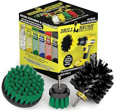 Revolving Electric Cleaning Brushes Bathroom Tub, Tile, and Shower Cleaning Kit